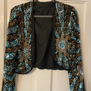 Vintage Star hand beaded jacket